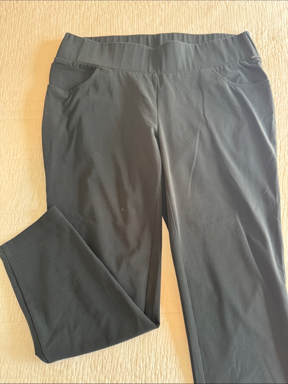 Women's Good Good Golf Black Stretch Pull-On Pants